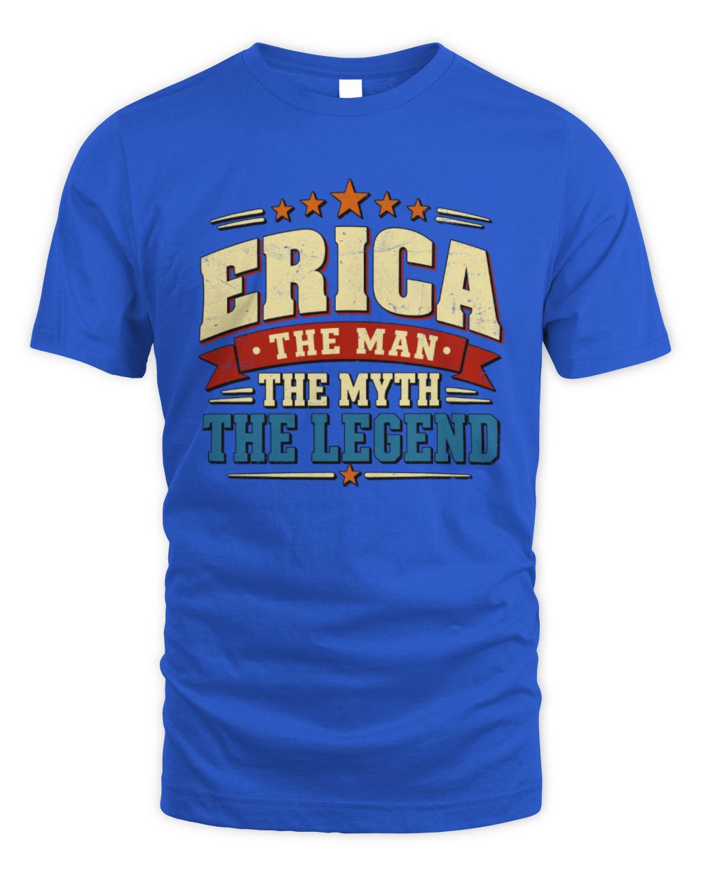 The Man The Myth The Legend Ribbon Vintage T-Shirt ERICA M1-56 / Unisex Standard T-Shirt / royal
