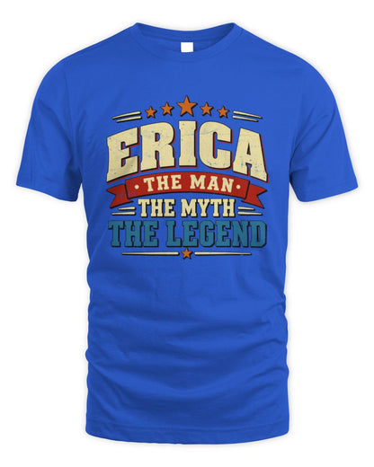 The Man The Myth The Legend Ribbon Vintage T-Shirt ERICA M1-56 / Unisex Standard T-Shirt / royal