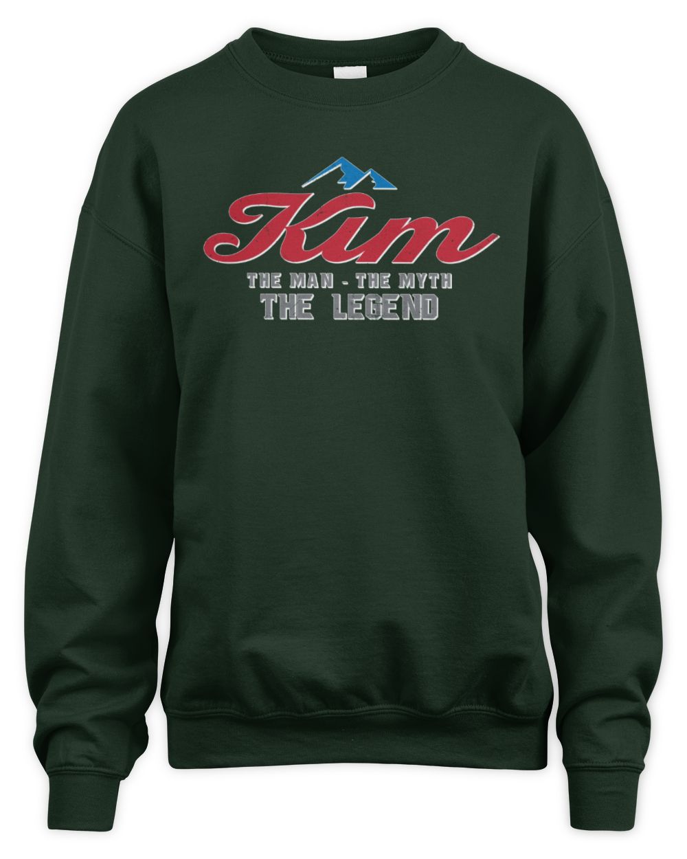 The Man The Myth The Legend Coors Light Beer T-Shirt KIM M1-S84 / Unisex Sweatshirt / forest green