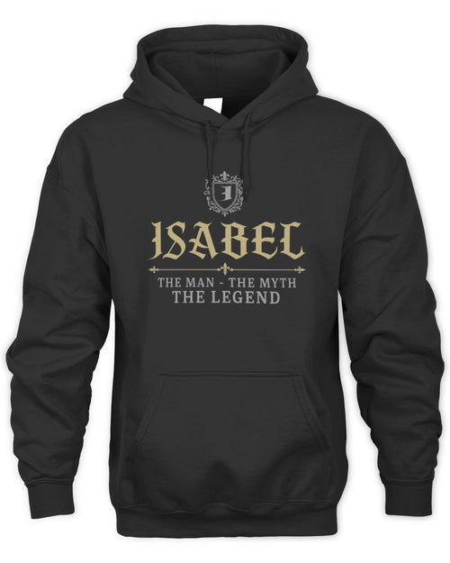 The Man The Myth The Legend Western Shirt ISABEL M1-78 / Unisex Hoodie / black