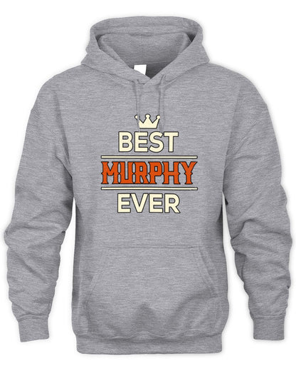Best Your Name With Crown Shirt MURPHY M1-59 / Unisex Hoodie / sport grey
