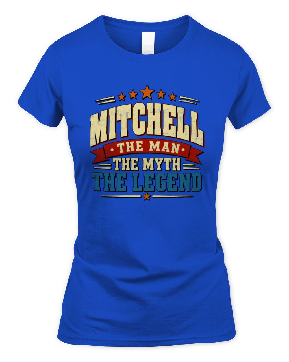 The Man The Myth The Legend Ribbon Vintage T-Shirt MITCHELL M1-56 / Women's Standard T-Shirt / royal