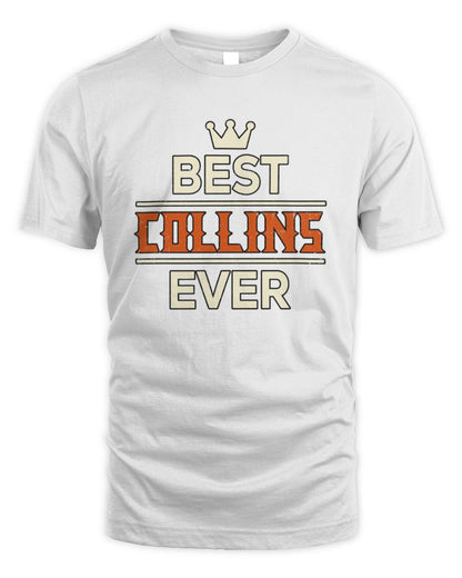 Best Your Name With Crown Shirt COLLINS M1-59 / Unisex Standard T-Shirt / white