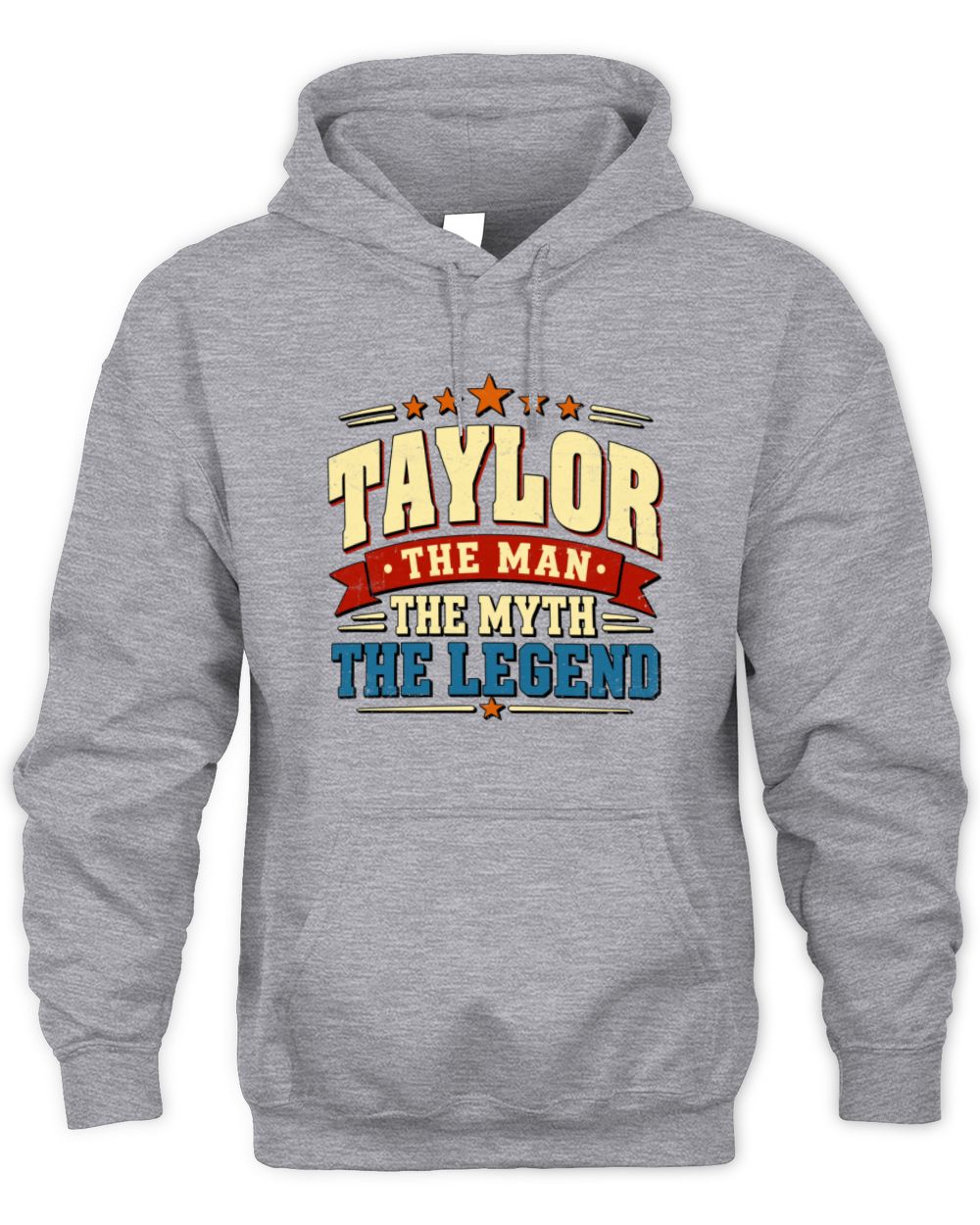 The Man The Myth The Legend Ribbon Vintage T-Shirt TAYLOR M1-56 / Unisex Hoodie / sport grey