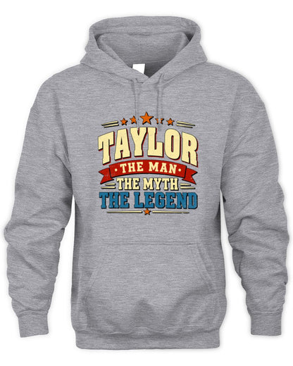The Man The Myth The Legend Ribbon Vintage T-Shirt TAYLOR M1-56 / Unisex Hoodie / sport grey