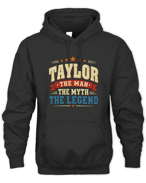 The Man The Myth The Legend Ribbon Vintage T-Shirt TAYLOR M1-56 / Unisex Hoodie / black