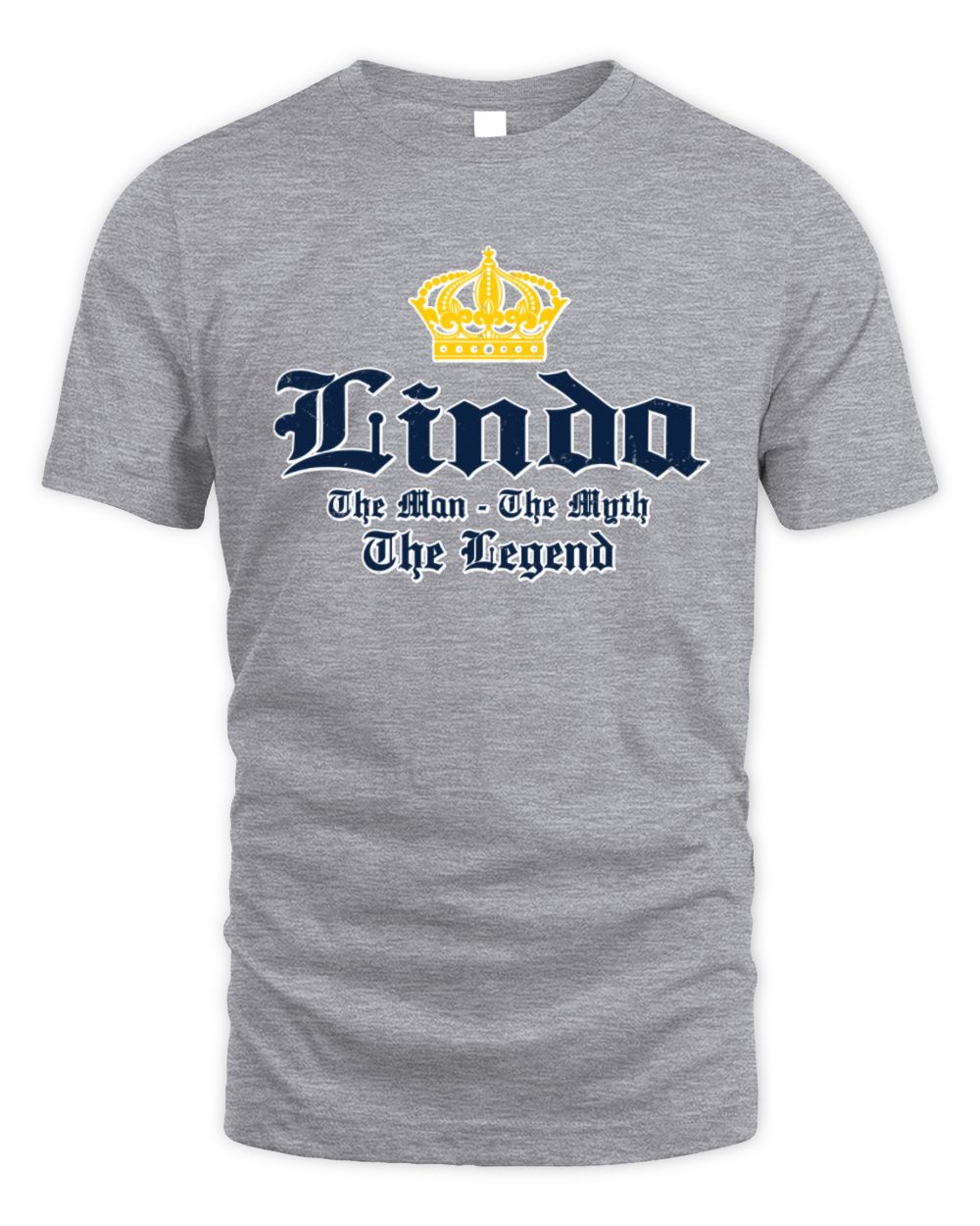 The Man The Myth The Legend Corona Beer T-Shirt LINDA M1-S83 / Unisex Standard T-Shirt / sport grey