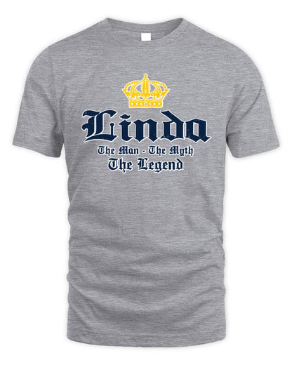 The Man The Myth The Legend Corona Beer T-Shirt LINDA M1-S83 / Unisex Standard T-Shirt / sport grey