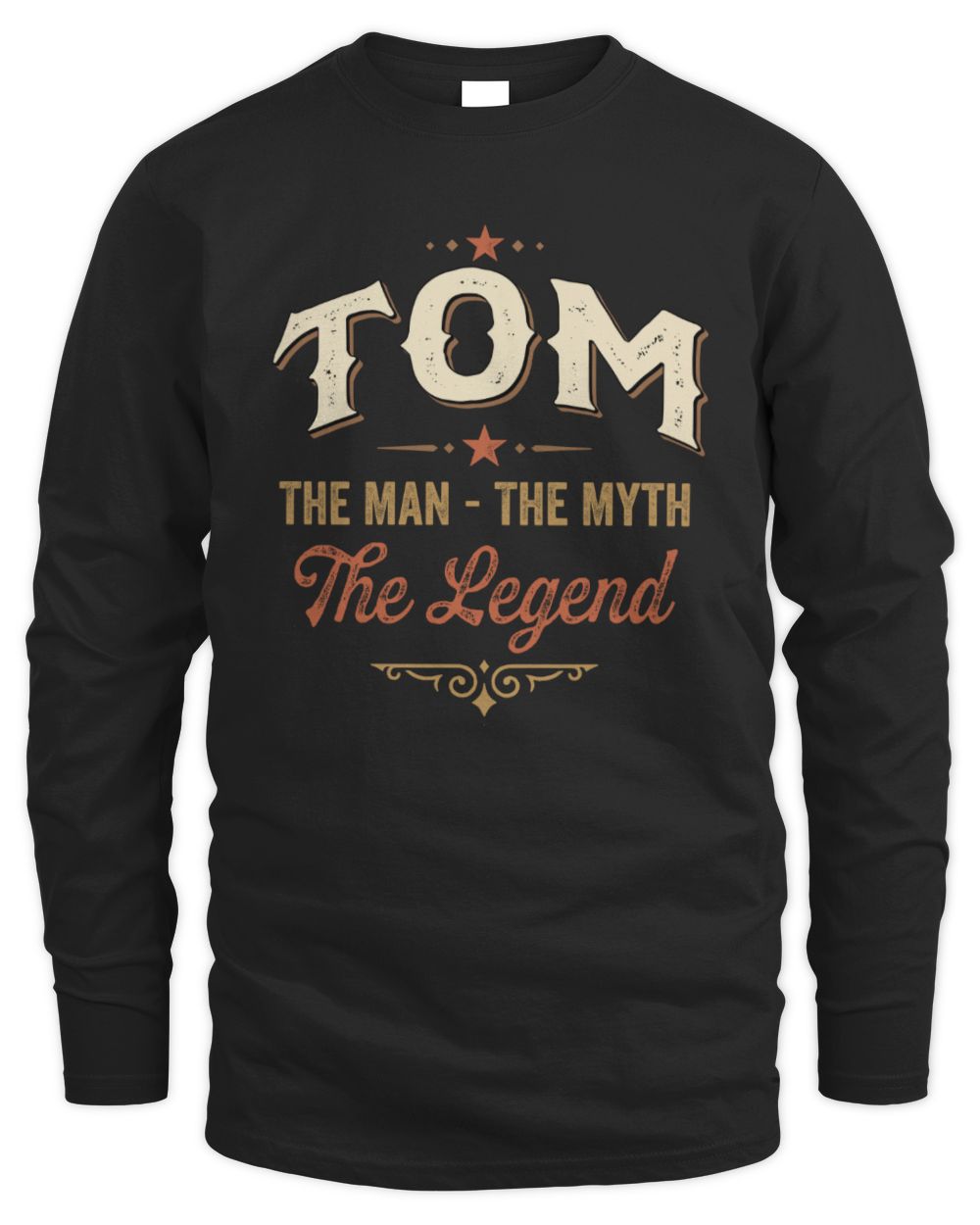 I'm Name I'm Not Rude I Just Have The Balls Funny T-Shirt TOM M1-77 / Men's Long Sleeved T-Shirt / black