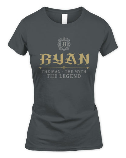 The Man The Myth The Legend Western Shirt RYAN M1-78 / Women's Standard T-Shirt / charcoal