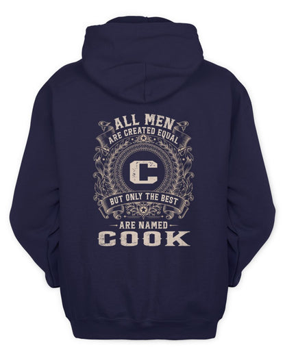 All Men Are Created Equal Cool Logo Shirt COOK M1-60 / Unisex Hoodie / navy