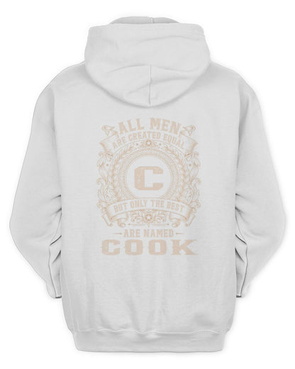 All Men Are Created Equal Cool Logo Shirt COOK M1-60 / Unisex Hoodie / white