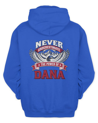 Never Underestimate Your Name Eagle Mountain Shirt DANA M1-61 / Unisex Hoodie / royal
