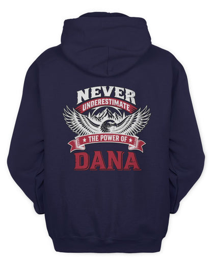 Never Underestimate Your Name Eagle Mountain Shirt DANA M1-61 / Unisex Hoodie / navy