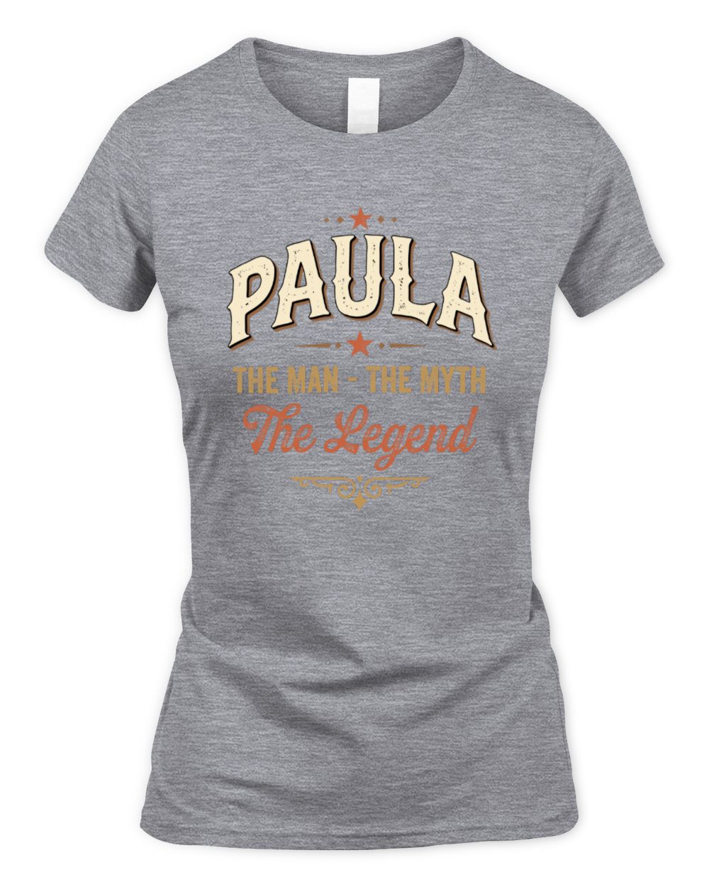 I'm Name I'm Not Rude I Just Have The Balls Funny T-Shirt PAULA M1-77 / Women's Standard T-Shirt / sport grey