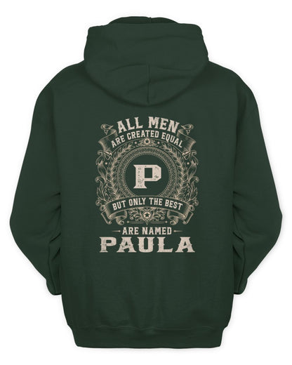 All Men Are Created Equal Cool Logo Shirt PAULA M1-60 / Unisex Hoodie / forest green