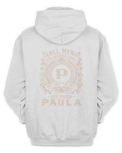 All Men Are Created Equal Cool Logo Shirt PAULA M1-60 / Unisex Hoodie / white