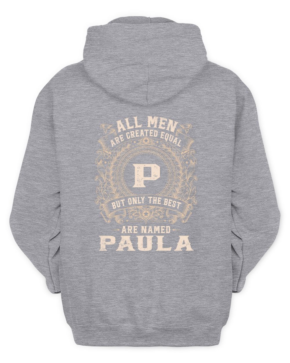 All Men Are Created Equal Cool Logo Shirt PAULA M1-60 / Unisex Hoodie / sport grey