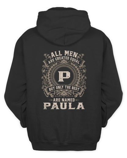 All Men Are Created Equal Cool Logo Shirt PAULA M1-60 / Unisex Hoodie / black