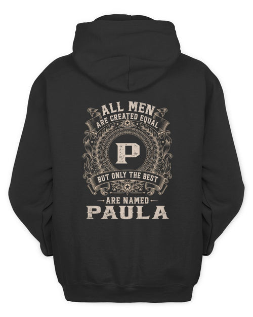 All Men Are Created Equal Cool Logo Shirt PAULA M1-60 / Unisex Hoodie / black