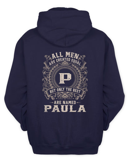 All Men Are Created Equal Cool Logo Shirt PAULA M1-60 / Unisex Hoodie / navy
