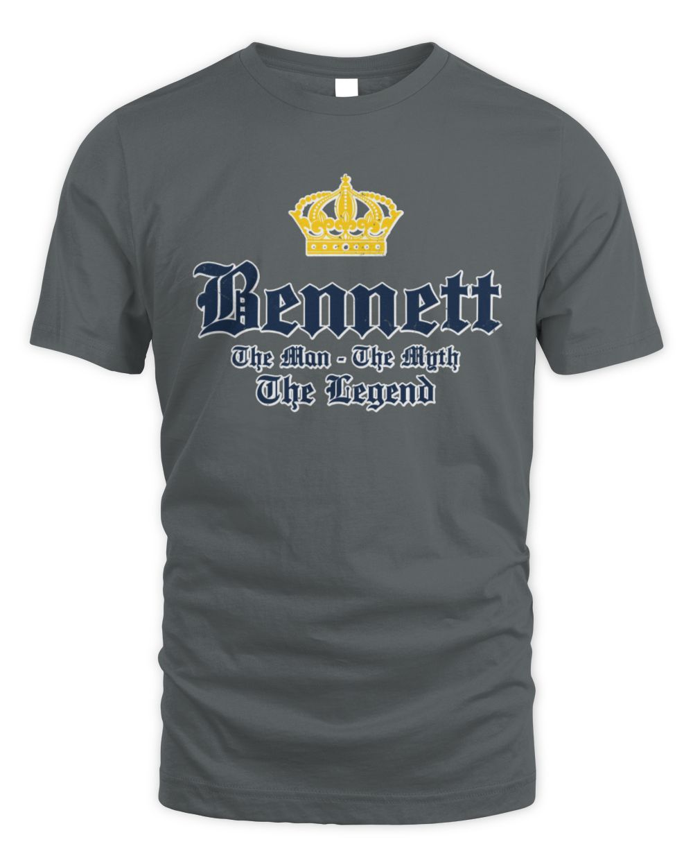 The Man The Myth The Legend Corona Beer T-Shirt BENNETT M1-S83 / Unisex Standard T-Shirt / charcoal