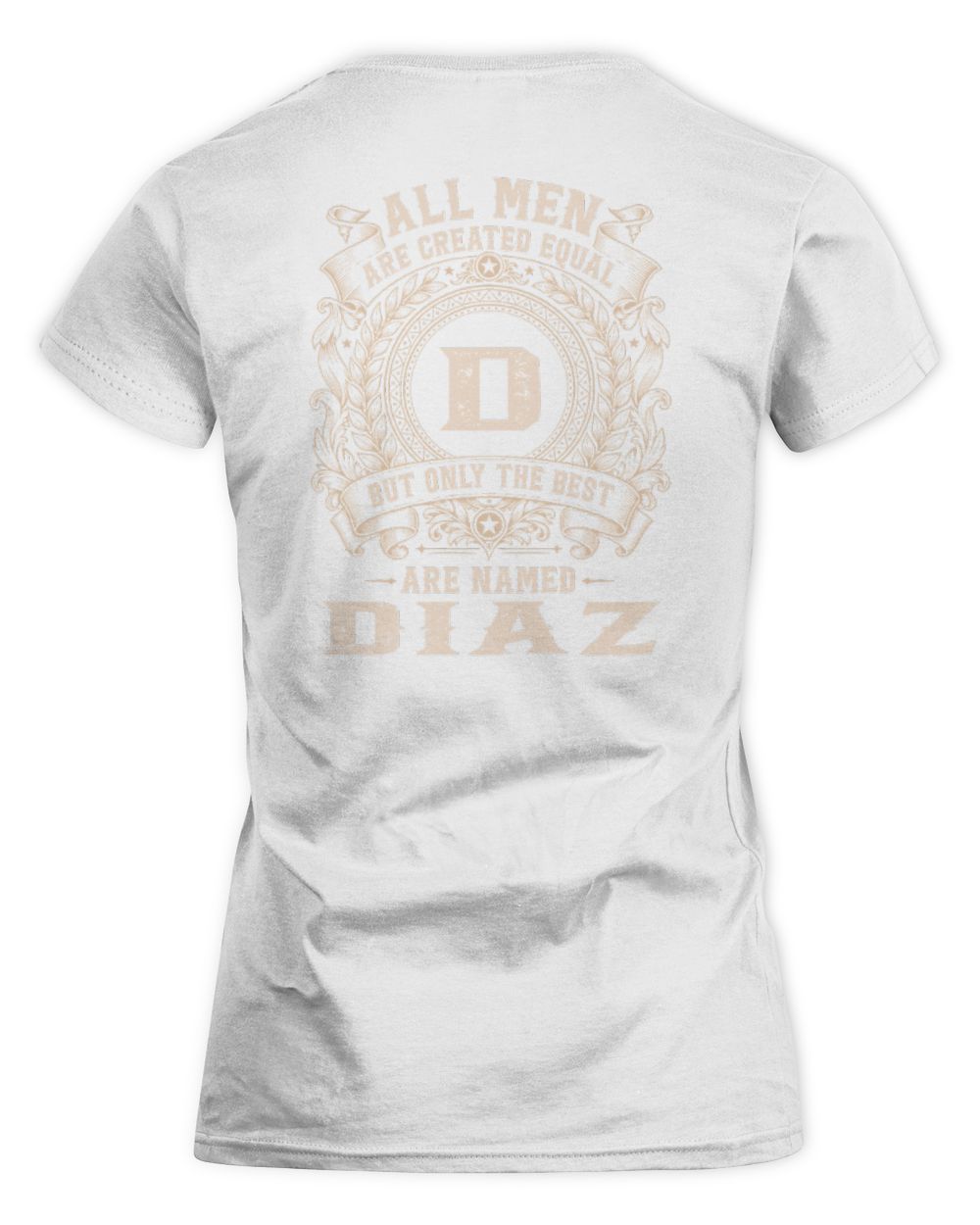 All Men Are Created Equal Cool Logo Shirt DIAZ M1-60 / Women's Standard T-Shirt / white