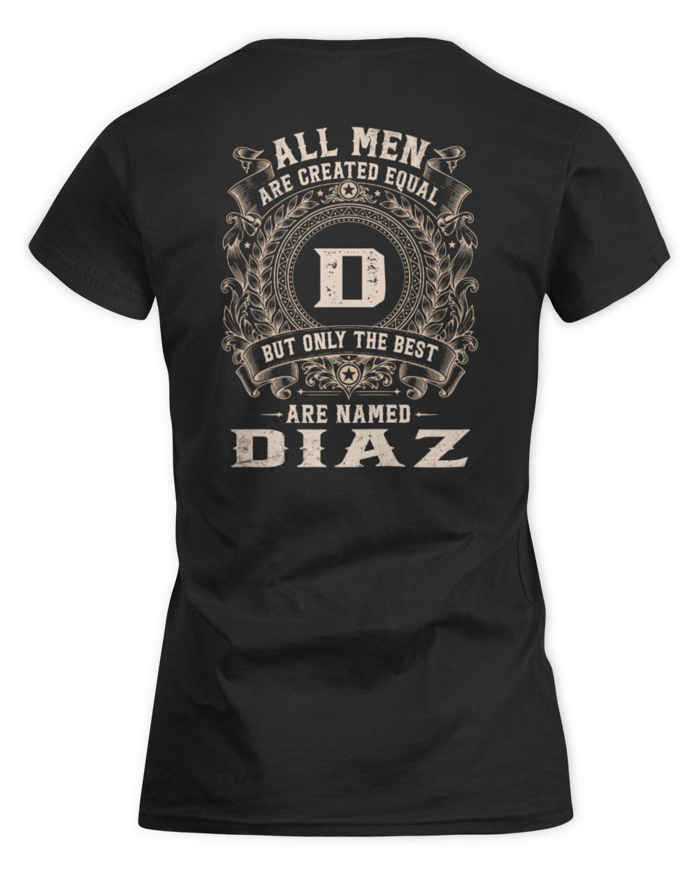 All Men Are Created Equal Cool Logo Shirt DIAZ M1-60 / Women's Standard T-Shirt / black