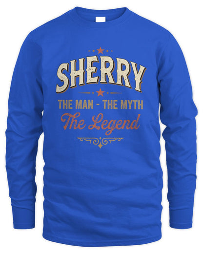 I'm Name I'm Not Rude I Just Have The Balls Funny T-Shirt SHERRY M1-77 / Men's Long Sleeved T-Shirt / royal