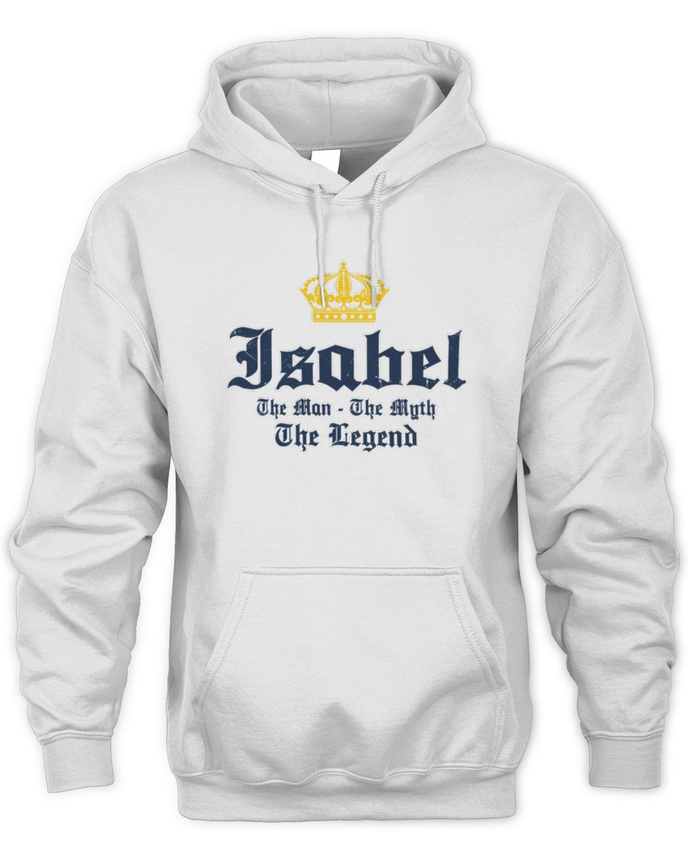 The Man The Myth The Legend Corona Beer T-Shirt ISABEL M1-S83 / Unisex Hoodie / white