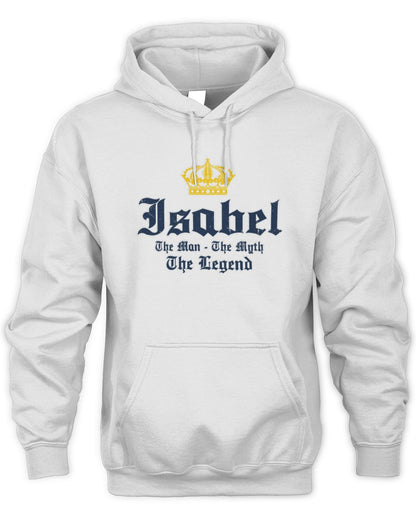 The Man The Myth The Legend Corona Beer T-Shirt ISABEL M1-S83 / Unisex Hoodie / white