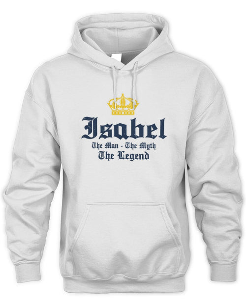 The Man The Myth The Legend Corona Beer T-Shirt ISABEL M1-S83 / Unisex Hoodie / white