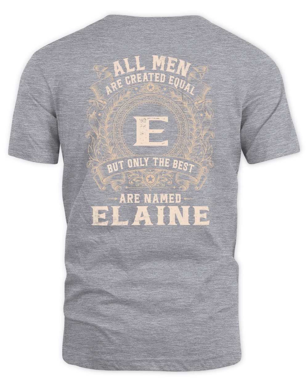 All Men Are Created Equal Cool Logo Shirt ELAINE M1-60 / Unisex Standard T-Shirt / sport grey