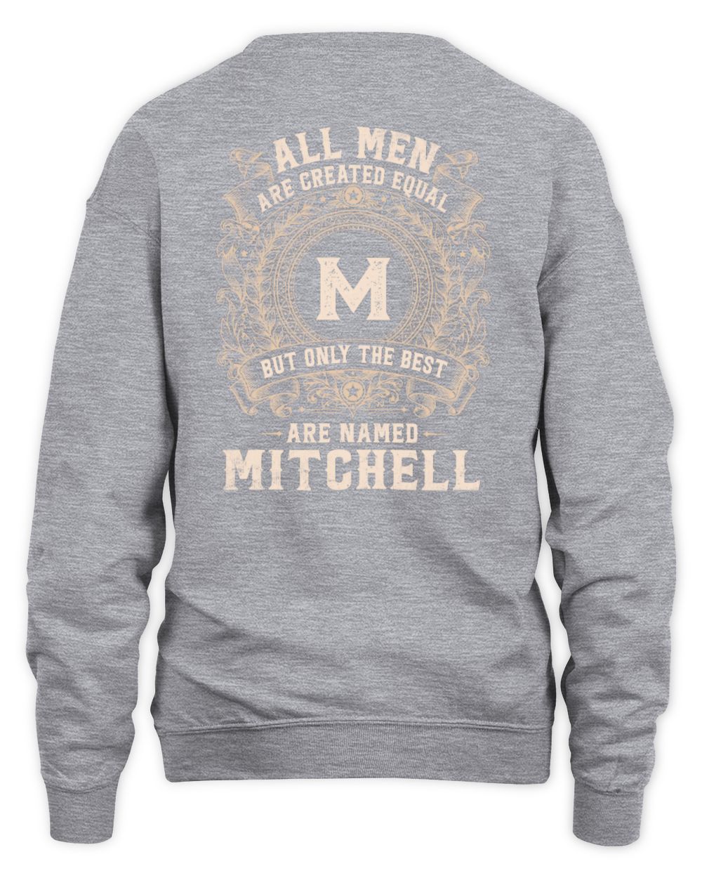 All Men Are Created Equal Cool Logo Shirt MITCHELL M1-60 / Unisex Sweatshirt / sport grey