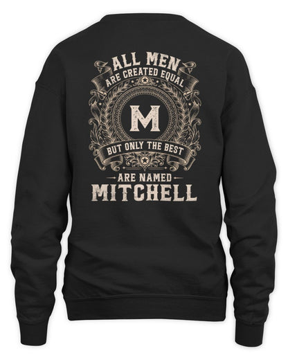 All Men Are Created Equal Cool Logo Shirt MITCHELL M1-60 / Unisex Sweatshirt / black