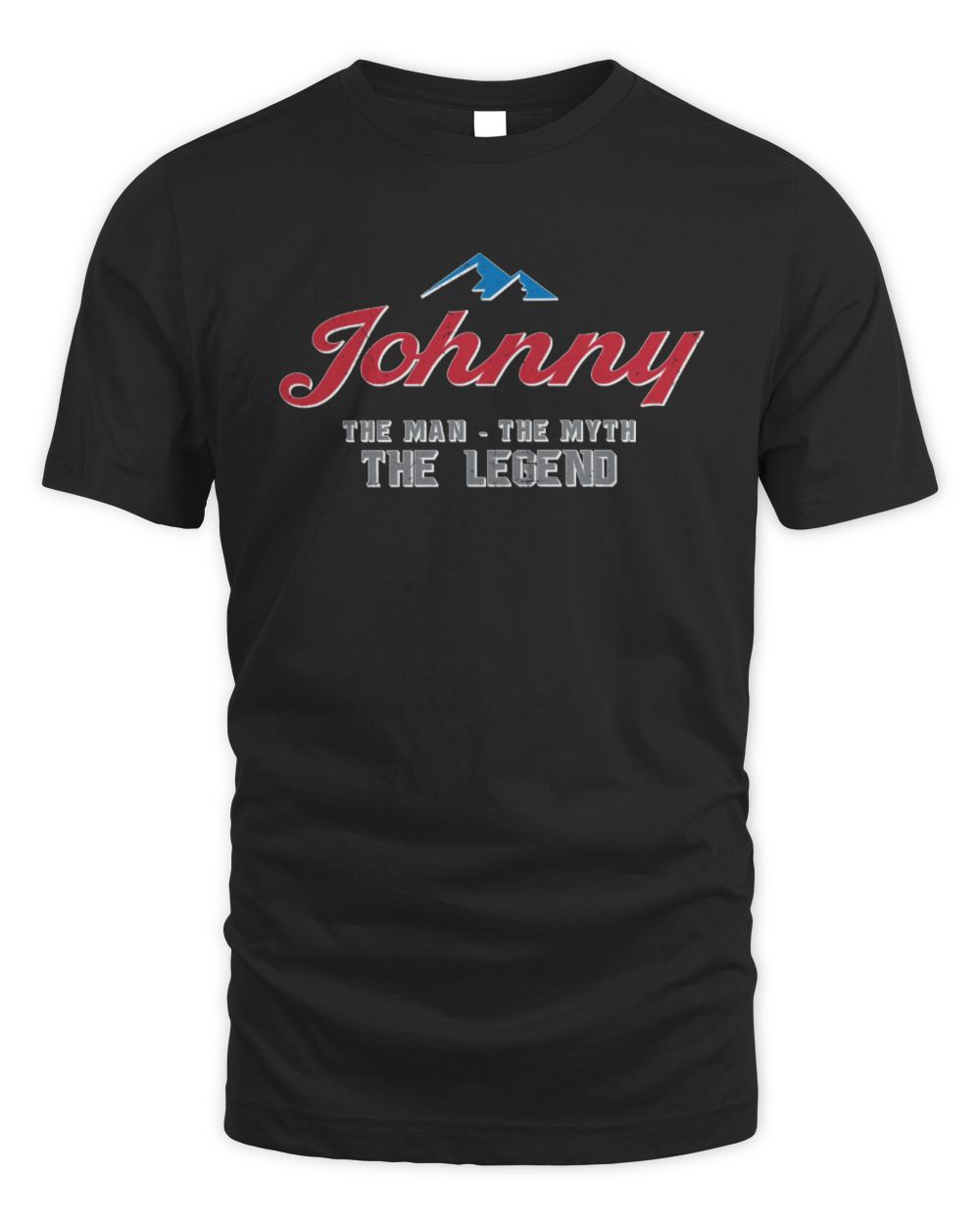The Man The Myth The Legend Coors Light Beer T-Shirt JOHNNY M1-S84 / Unisex Standard T-Shirt / black