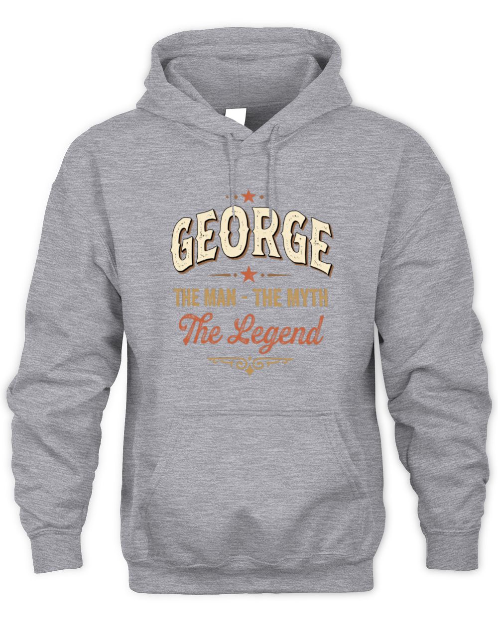 I'm Name I'm Not Rude I Just Have The Balls Funny T-Shirt GEORGE M1-77 / Unisex Hoodie / sport grey