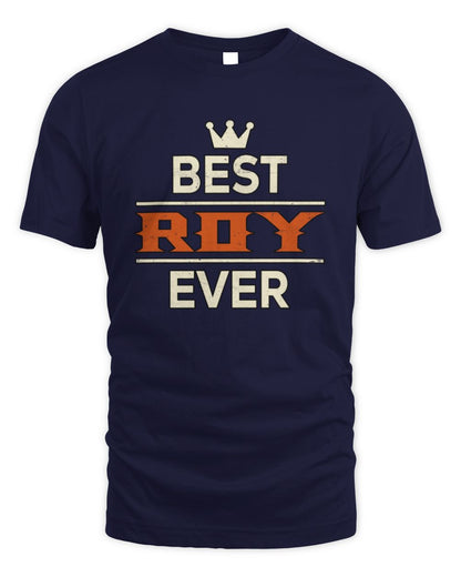 Best Your Name With Crown Shirt ROY M1-59 / Unisex Standard T-Shirt / navy
