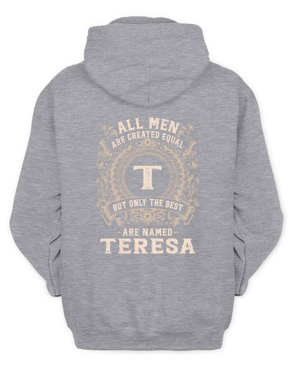 All Men Are Created Equal Cool Logo Shirt TERESA M1-60 / Unisex Hoodie / sport grey