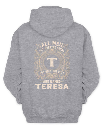 All Men Are Created Equal Cool Logo Shirt TERESA M1-60 / Unisex Hoodie / sport grey