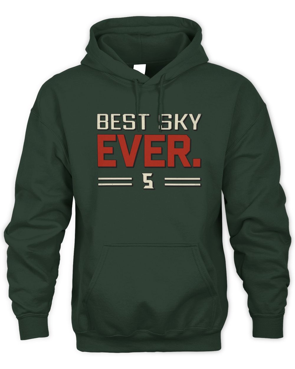 Best Your Name Ever Cool Shirt SKY M1-58 / Unisex Hoodie / forest green
