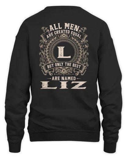 All Men Are Created Equal Cool Logo Shirt LIZ M1-60 / Unisex Sweatshirt / black