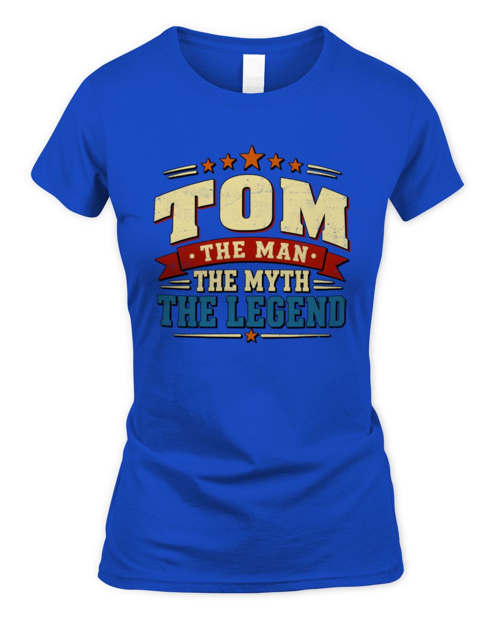 The Man The Myth The Legend Ribbon Vintage T-Shirt TOM M1-56 / Women's Standard T-Shirt / royal