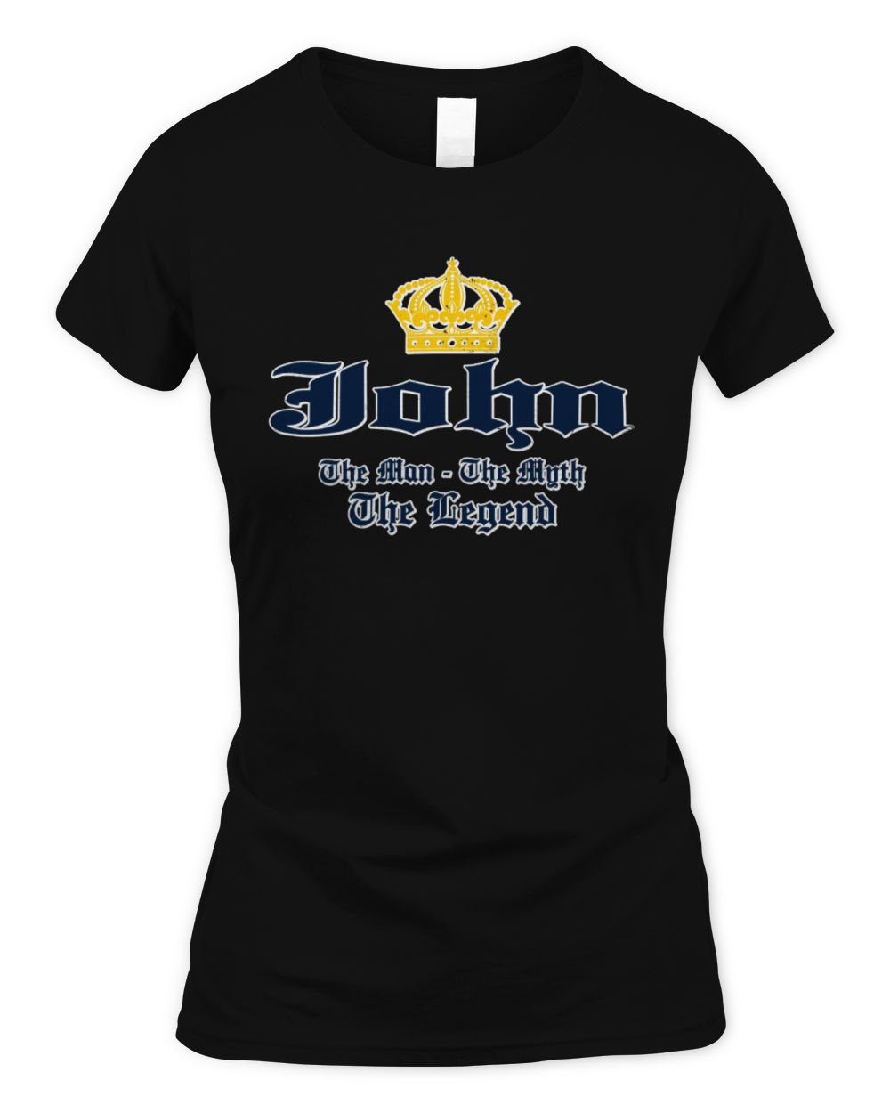The Man The Myth The Legend Corona Beer T-Shirt JOHN M1-S83 / Women's Standard T-Shirt / black