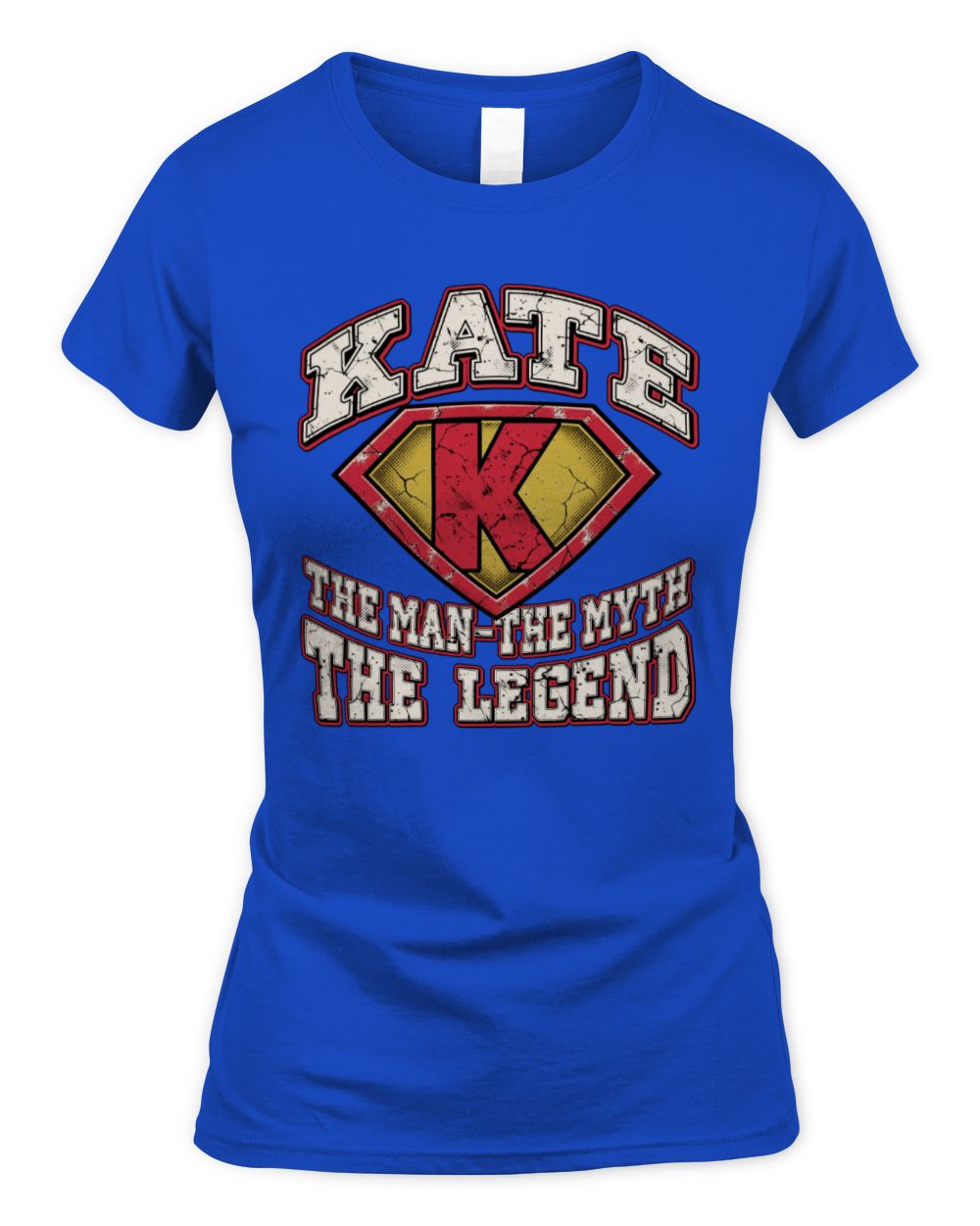 The Man The Myth The Legend Superman Graphic T-Shirt KATE M1-74 / Women's Standard T-Shirt / royal