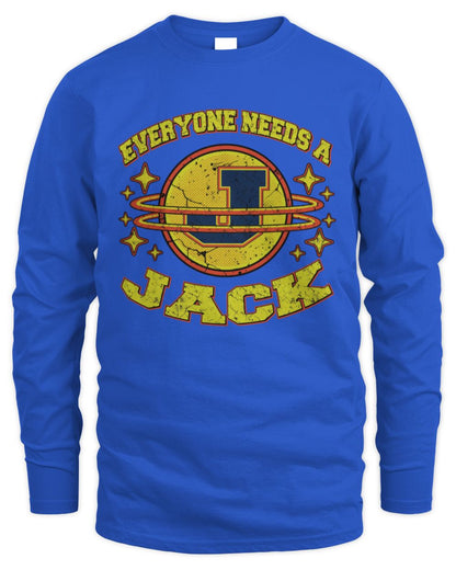 Everyone Needs a Your Name Shirt JACK M1-76 / Men's Long Sleeved T-Shirt / royal