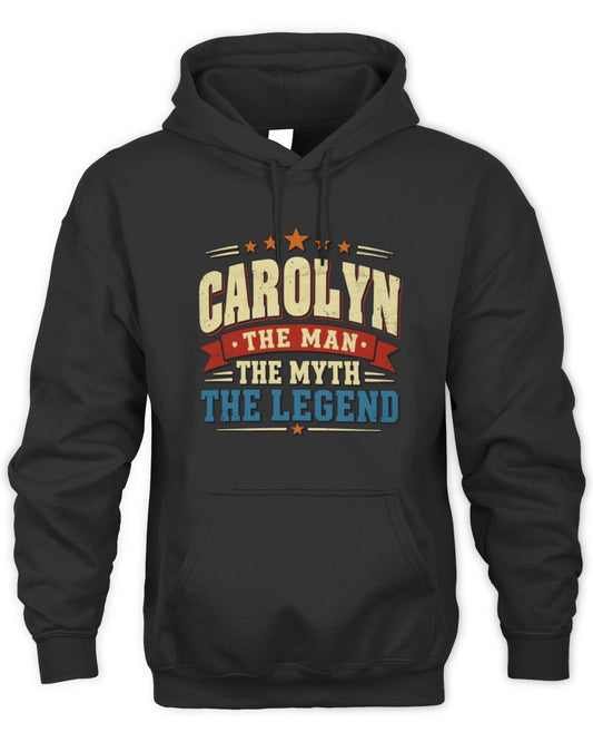 The Man The Myth The Legend Ribbon Vintage T-Shirt CAROLYN M1-56 / Unisex Hoodie / black