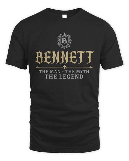 The Man The Myth The Legend Western Shirt BENNETT M1-78 / Unisex Standard T-Shirt / black