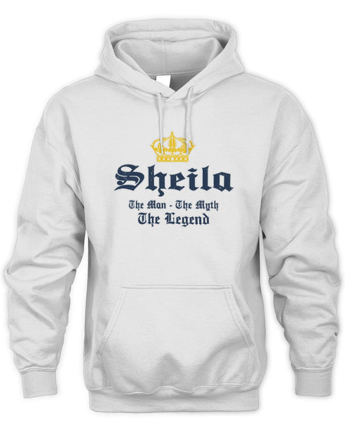 The Man The Myth The Legend Corona Beer T-Shirt SHEILA M1-S83 / Unisex Hoodie / white