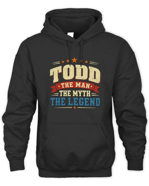 The Man The Myth The Legend Ribbon Vintage T-Shirt TODD M1-56 / Unisex Hoodie / black